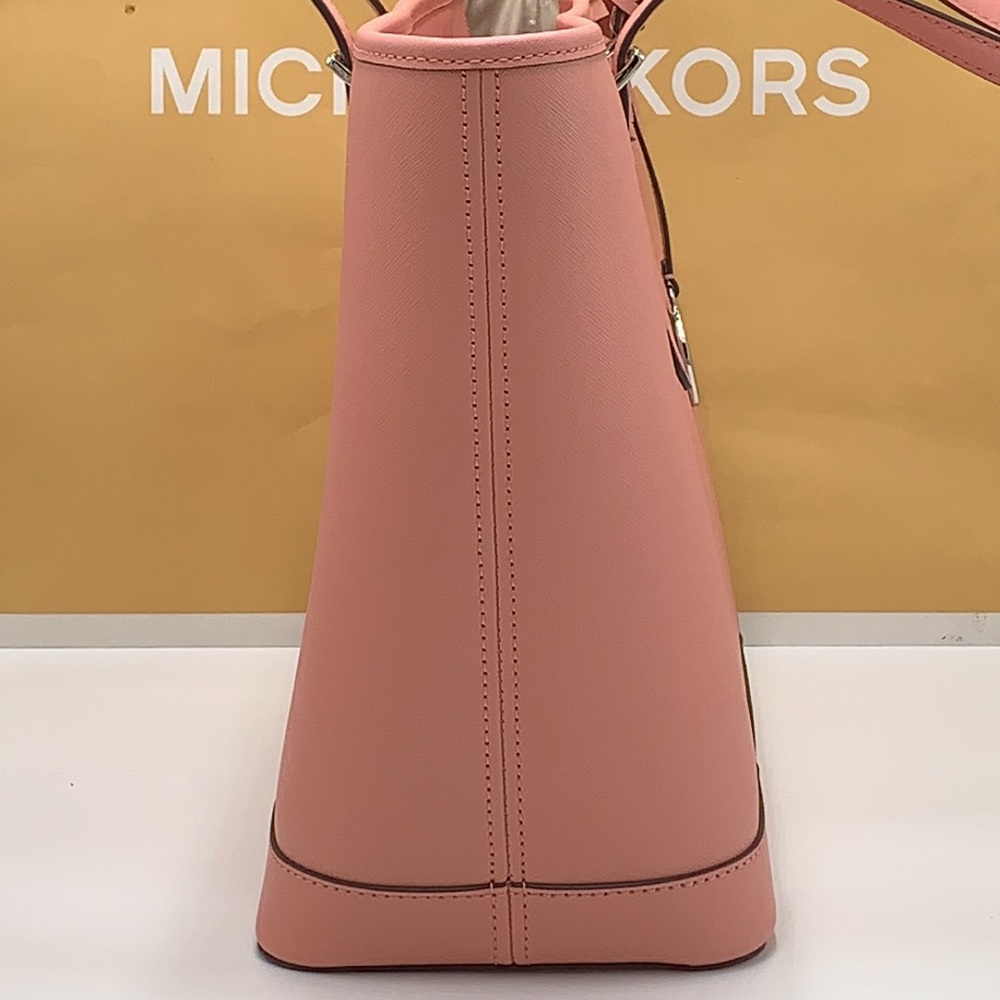 MICHAEL KORS 
Jet Set Travel Large Saffiano Leather Tote Bag PRIMROSE COLOR - Picture 8 of 16